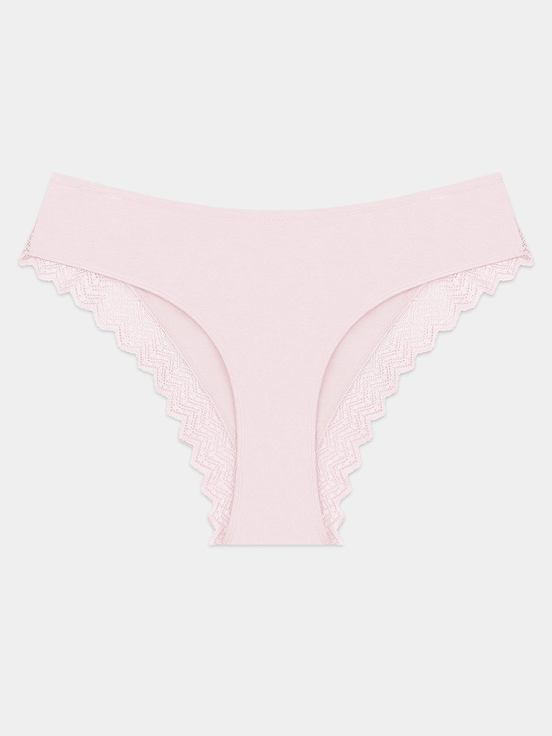 ZigZag Lace Brazilian Knicker - Pink-a-Boo