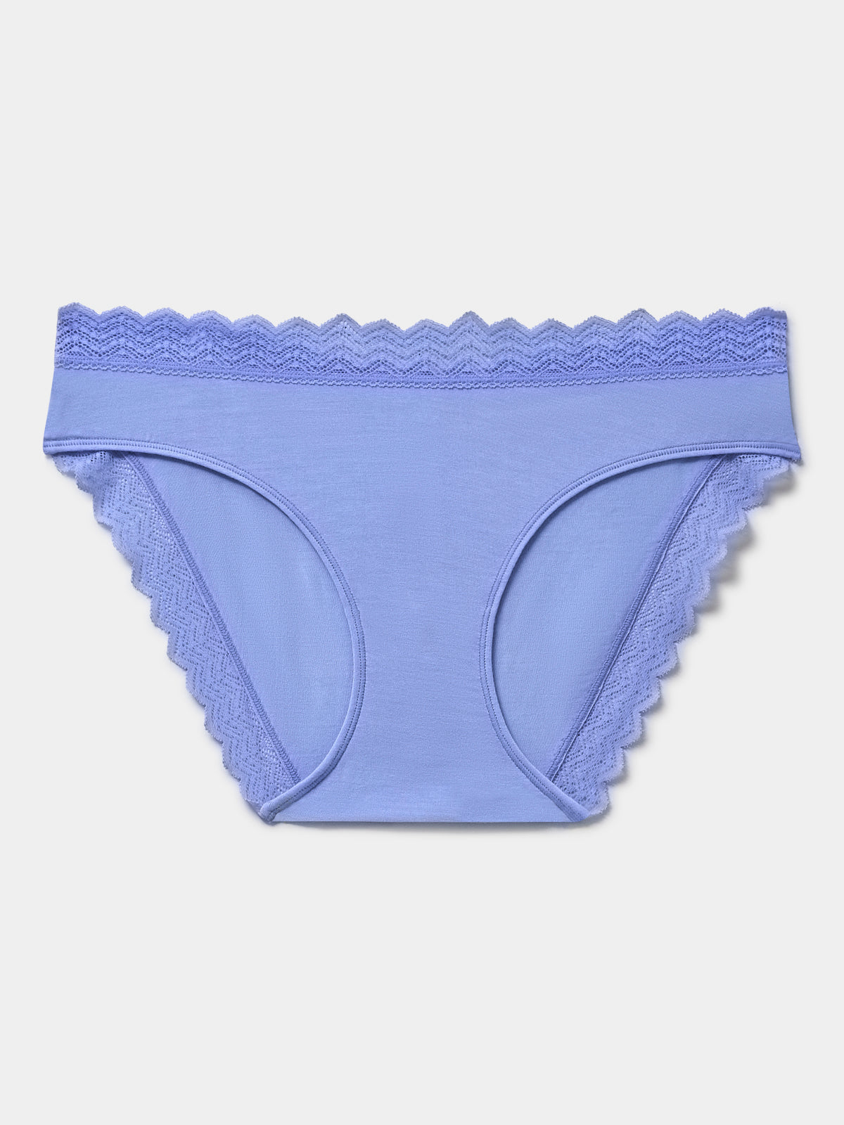ZigZag Lace Original Knicker - Cornflower Blue