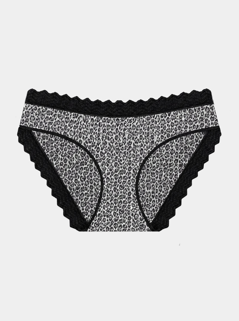 ZigZag Lace Original Knicker - Leopard