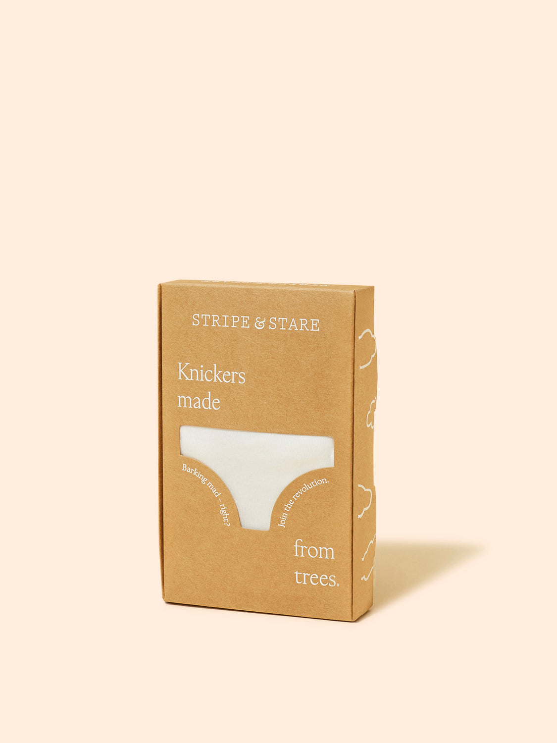 ZigZag Lace Original Knicker - White