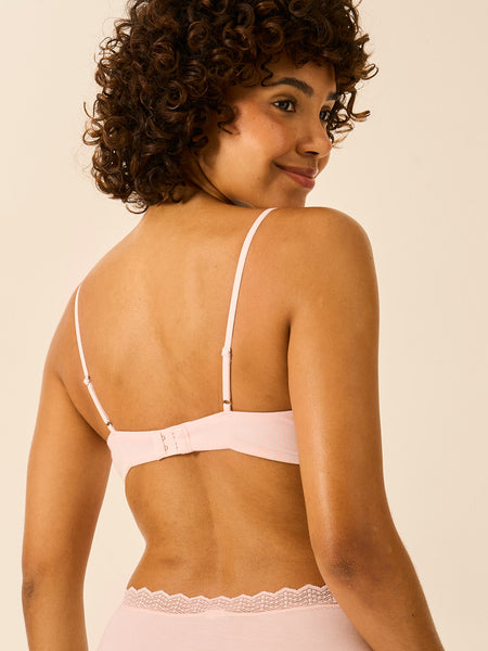 ZigZag Lace Demi Bra - Pink-a-Boo