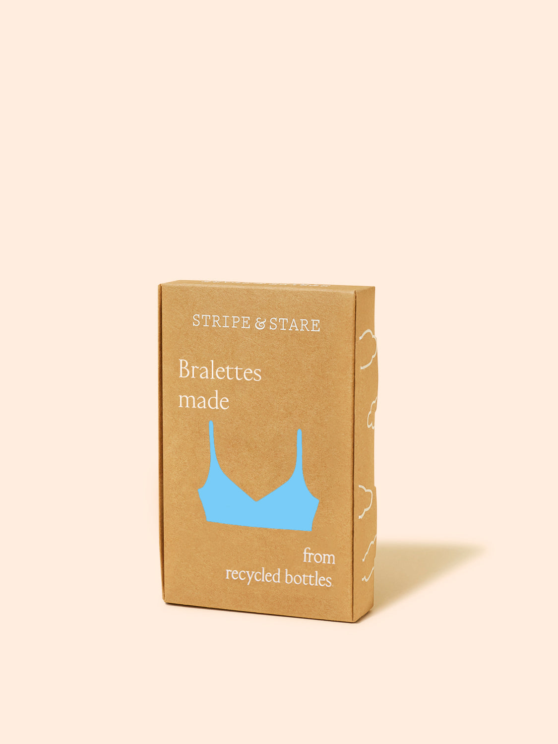 Eco Lace Triangle Bra - Cerulean