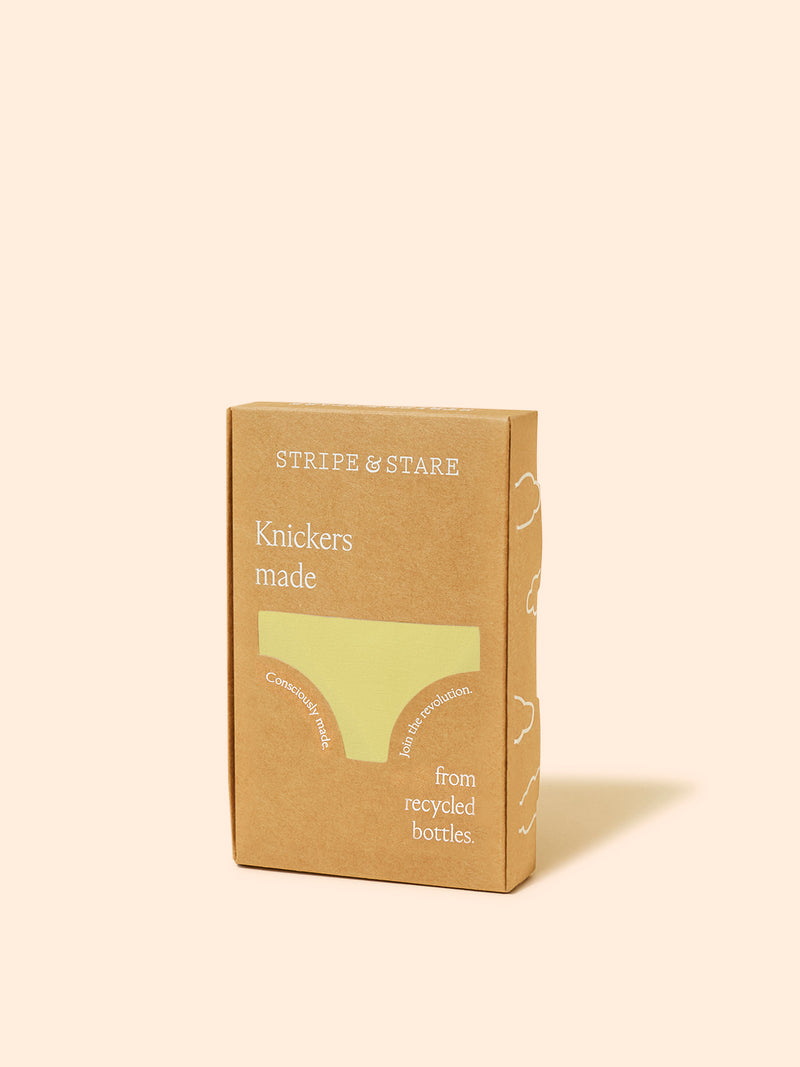 Eco Lace Original Knicker - Lemon Zest