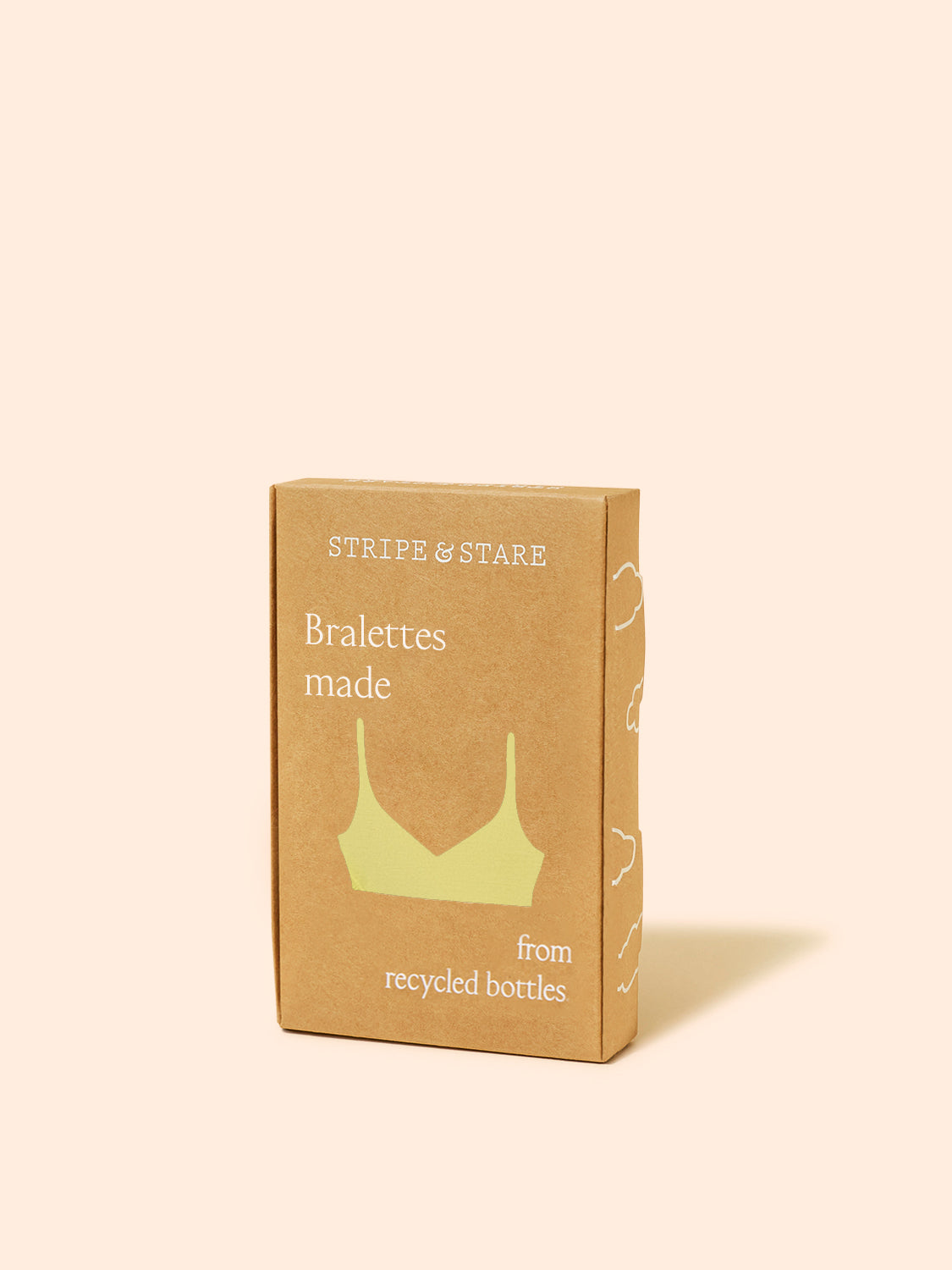 Eco Lace Triangle Bra - Lemon Zest