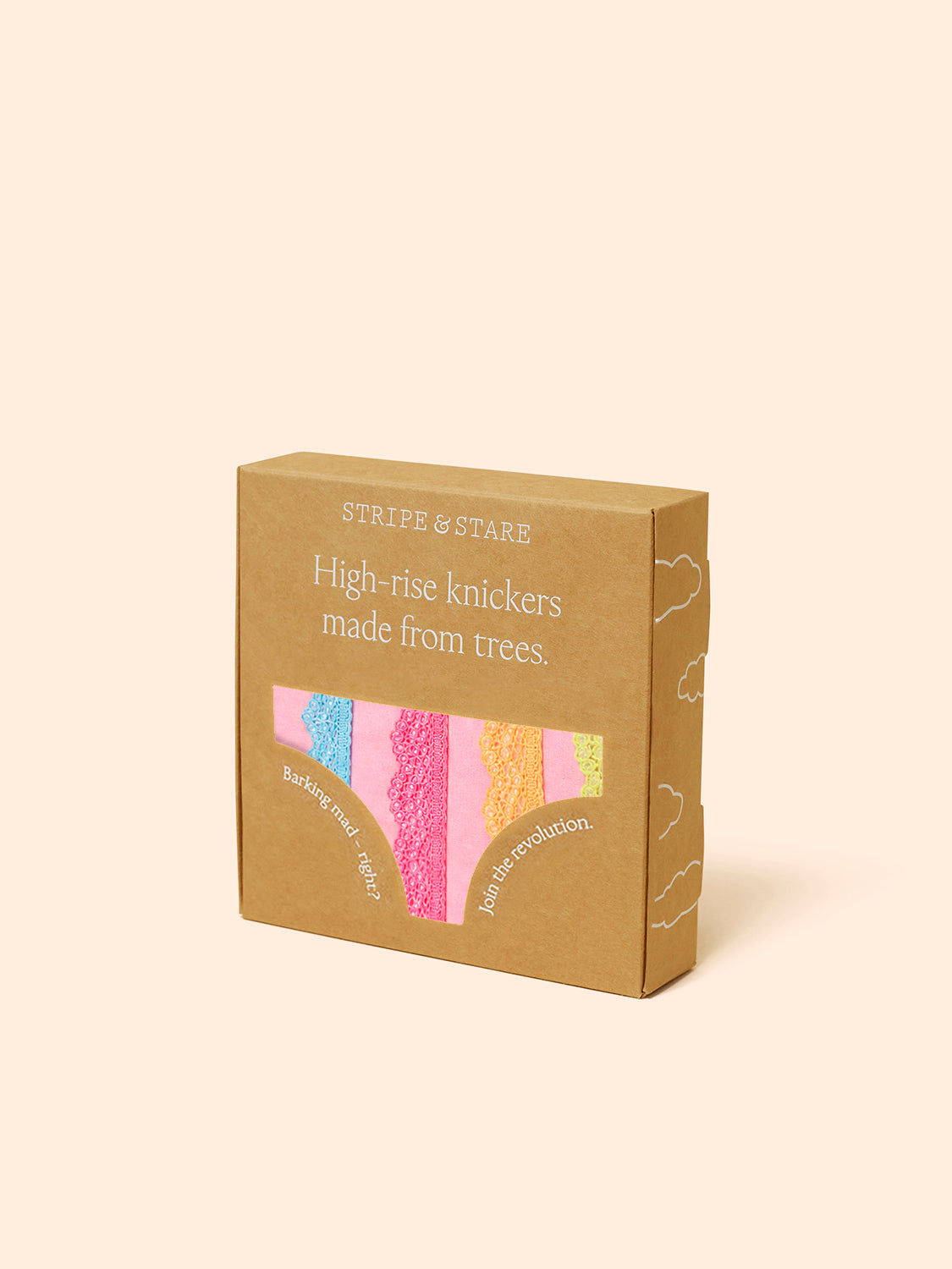 High Rise Knicker Four Pack - Neon Kiss