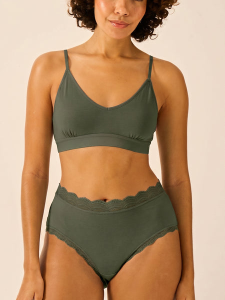 High Rise Knicker - Modern Khaki