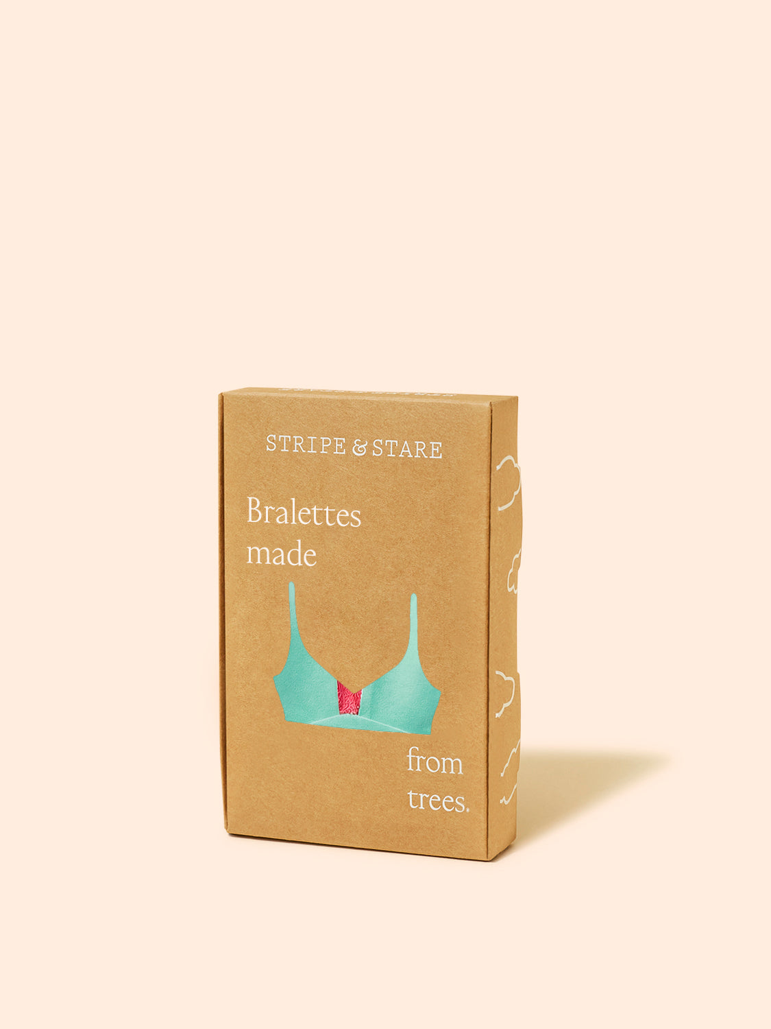 Lace Plunge Bra - Peppermint & Coral Paradise