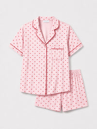 Short Pyjama Set - Mini Heart