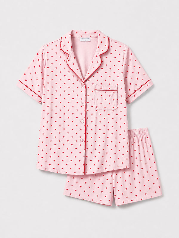 Short Pyjama Set - Mini Heart