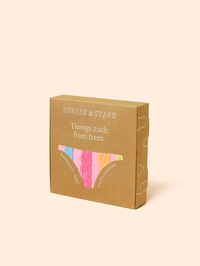 Thong Four Pack - Neon Kiss