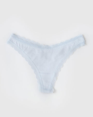 B-Edit Thong - Blue  Sustainable TENCEL™ Underwear – Stripe & Stare