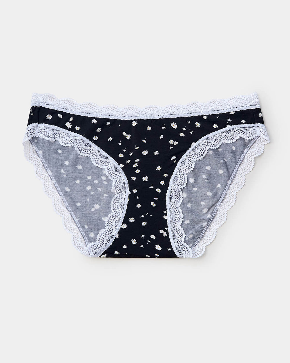 The Original Knicker - Black Cosmos Flower Stripe & Stare