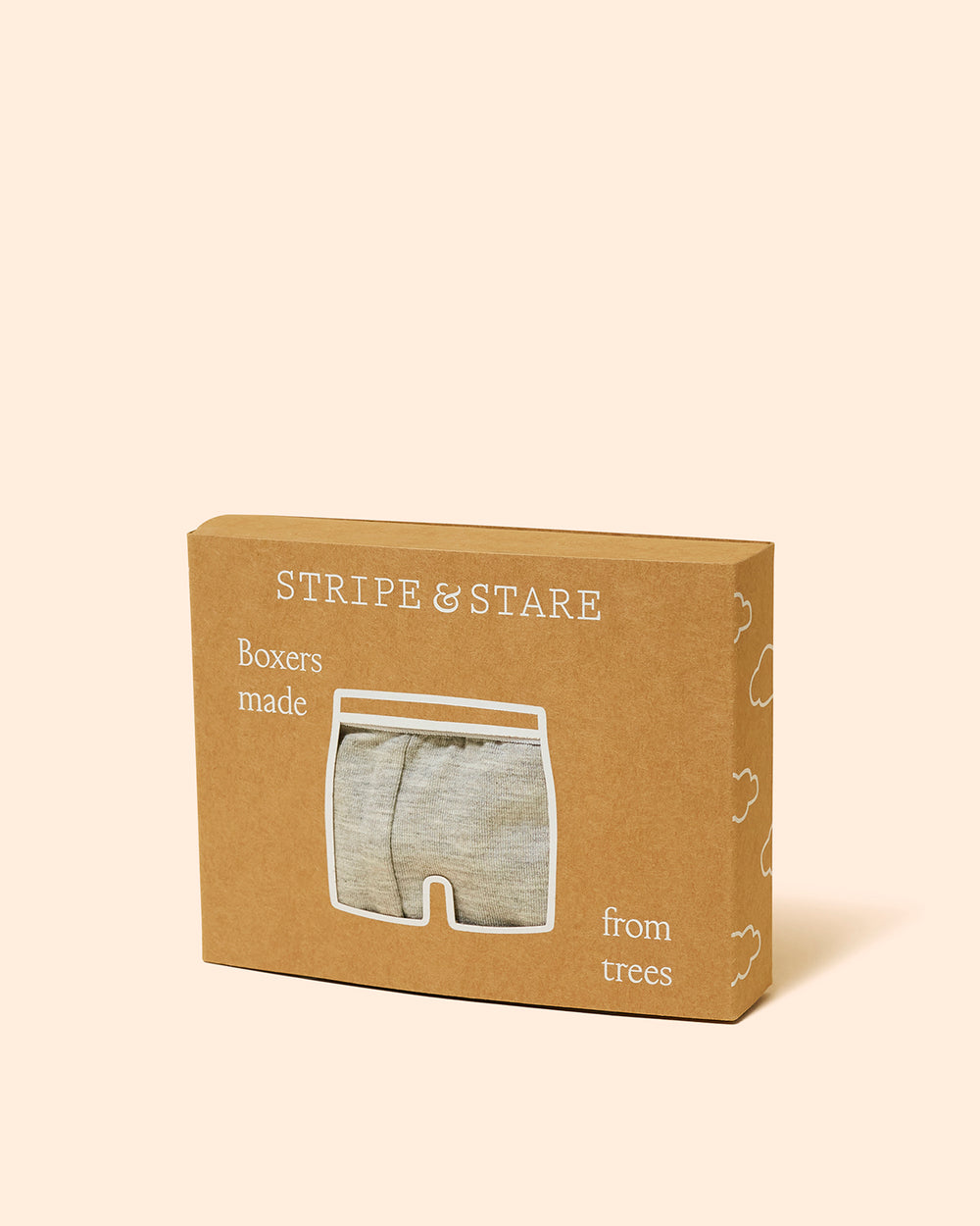 T-shirt Bra - Grey Marl  Sustainable TENCEL™ Bralette – Stripe & Stare