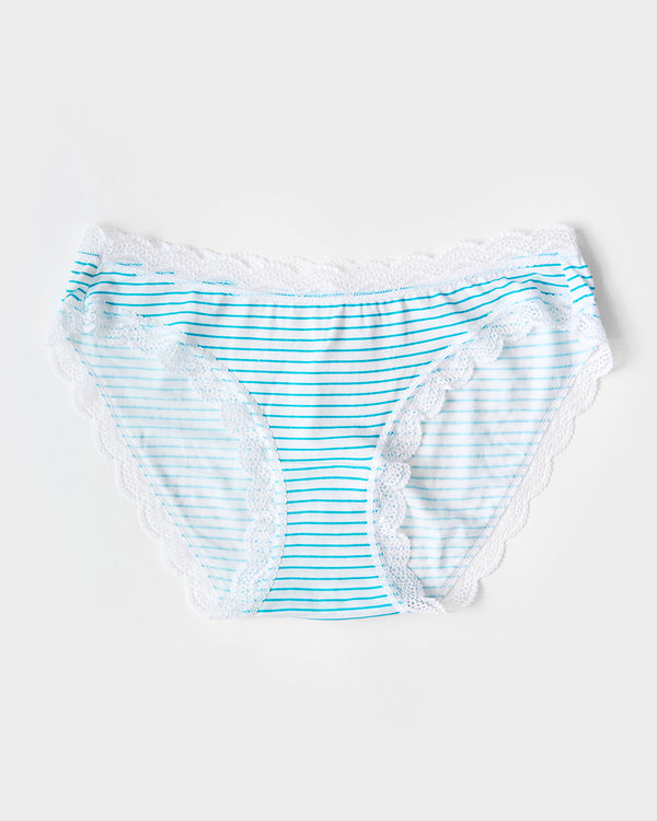 The Original Knicker - Blue Candy Stripe Stripe & Stare