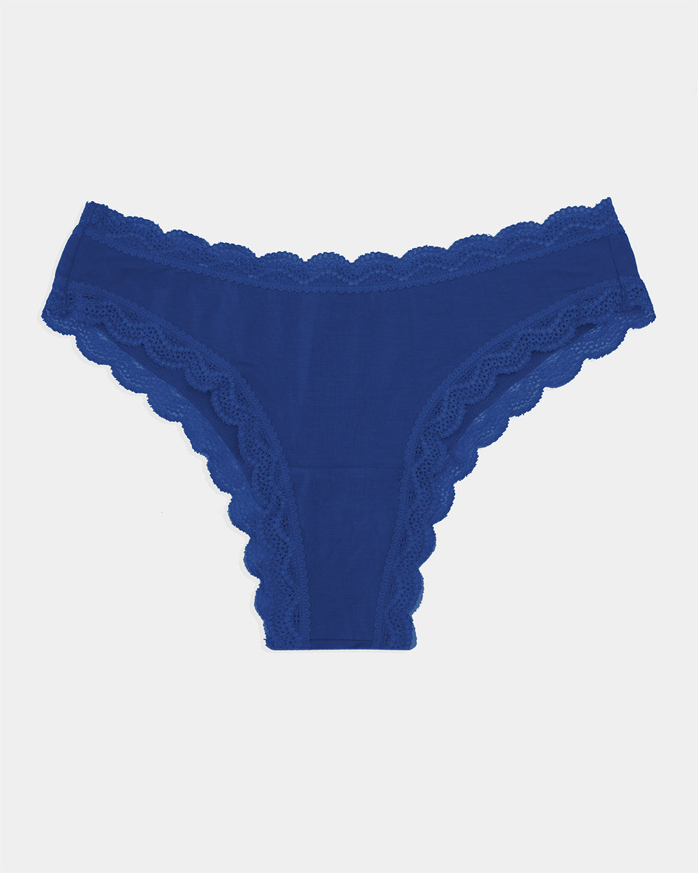 Brazilian Knicker - French Navy  Sustainable TENCEL™ Lace Underwear –  Stripe & Stare