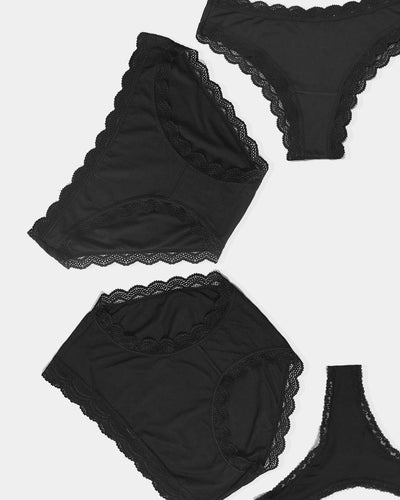 The Discovery Knicker Pack - Black Stripe & Stare®