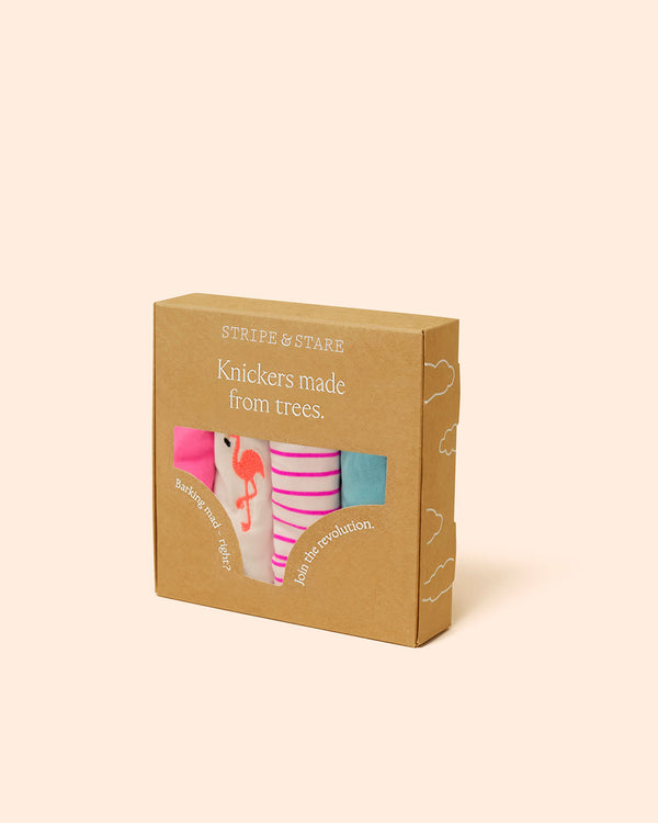 The Original Knicker Four Pack - Pick and Mix Stripe & Stare