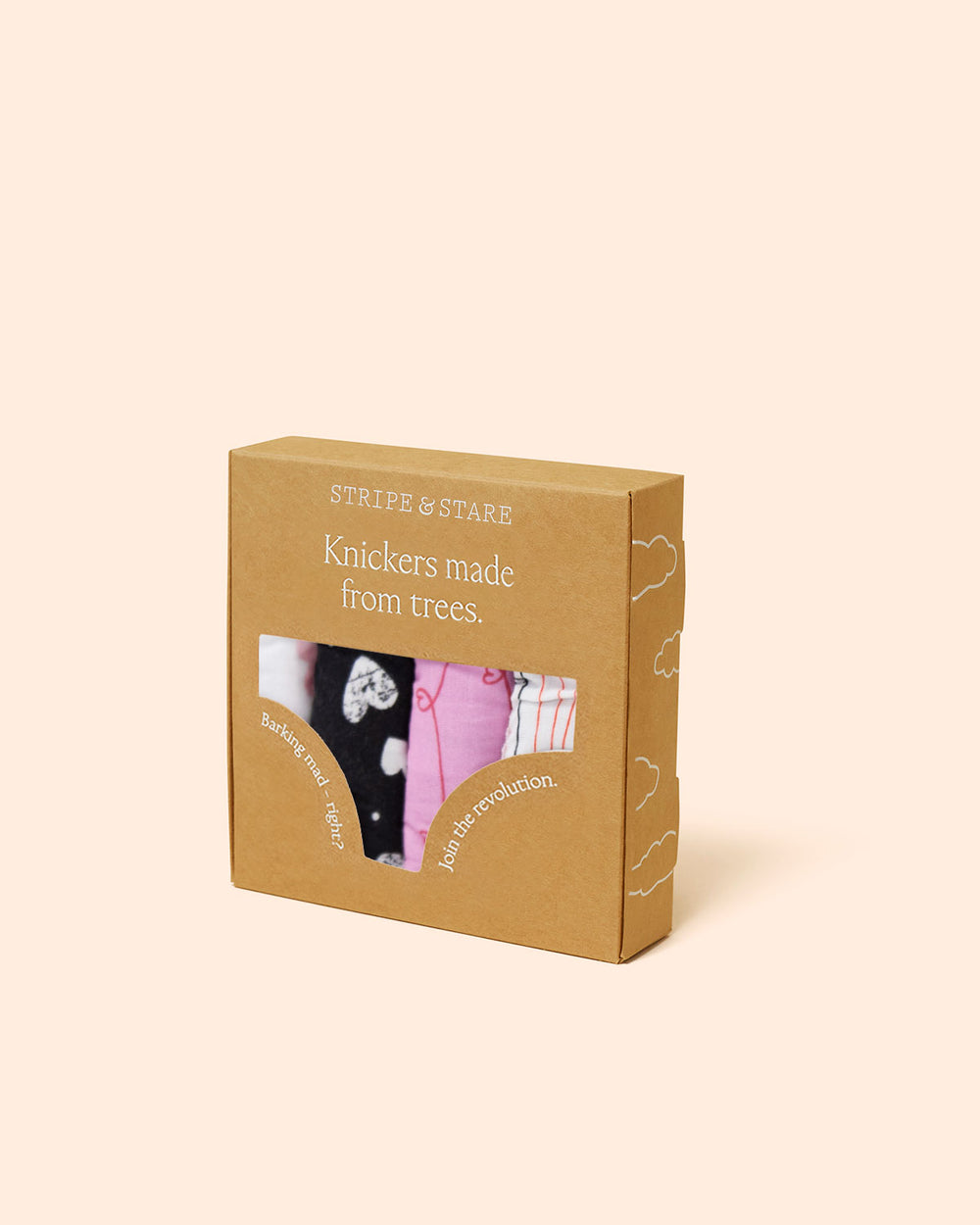 The Original Knicker Four Pack - Sweetheart Stripe & Stare