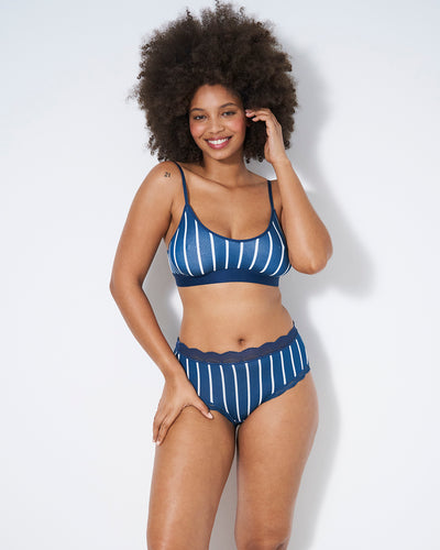 High Rise Knicker Four Pack - The Stripes Stripe & Stare