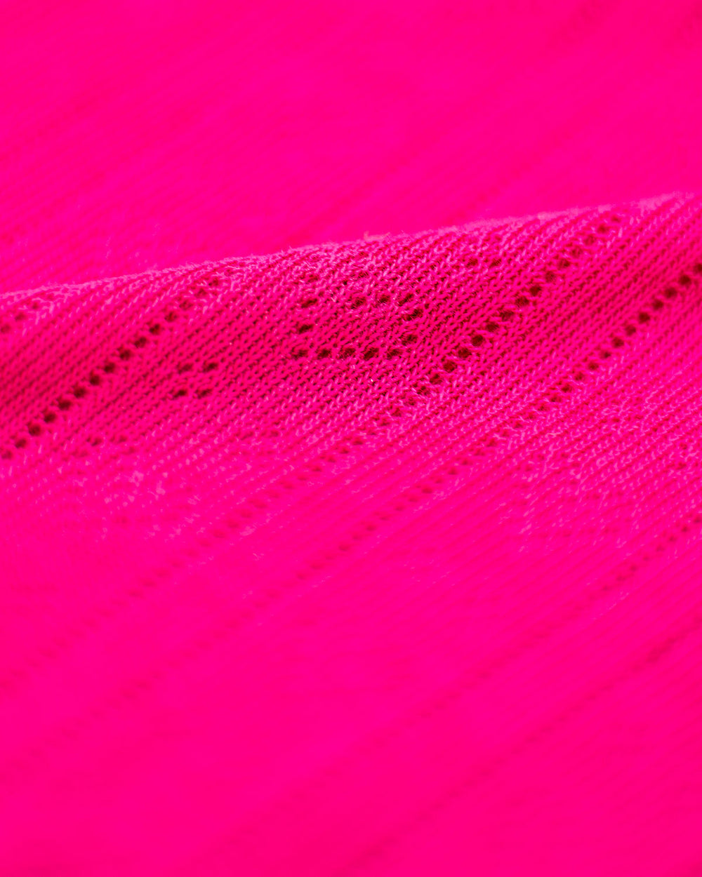 High Rise Knicker - Raspberry Pointelle Knit Stripe & Stare®