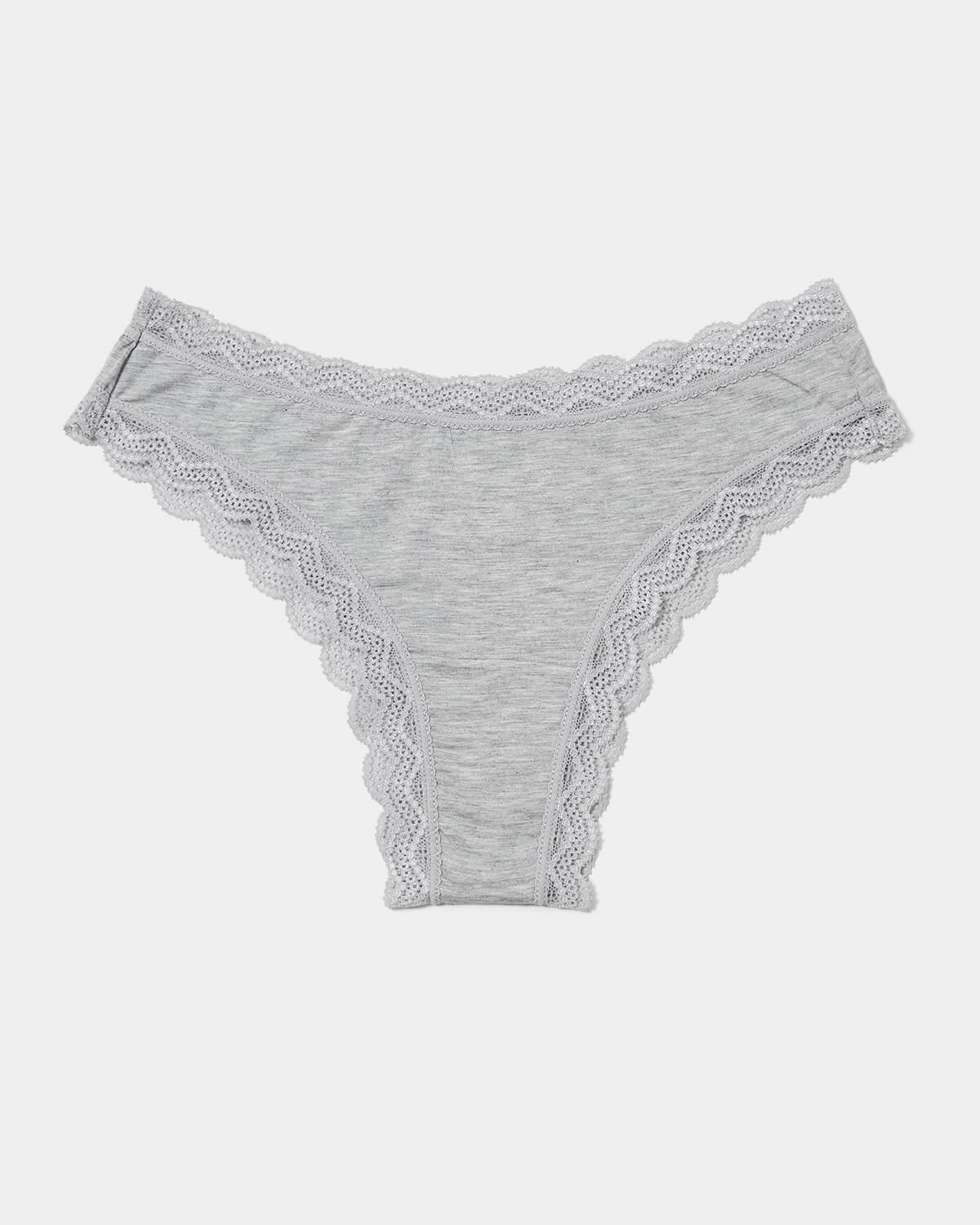 Brazilian Knicker - Grey Marl Charming Garment Enterprises Co
