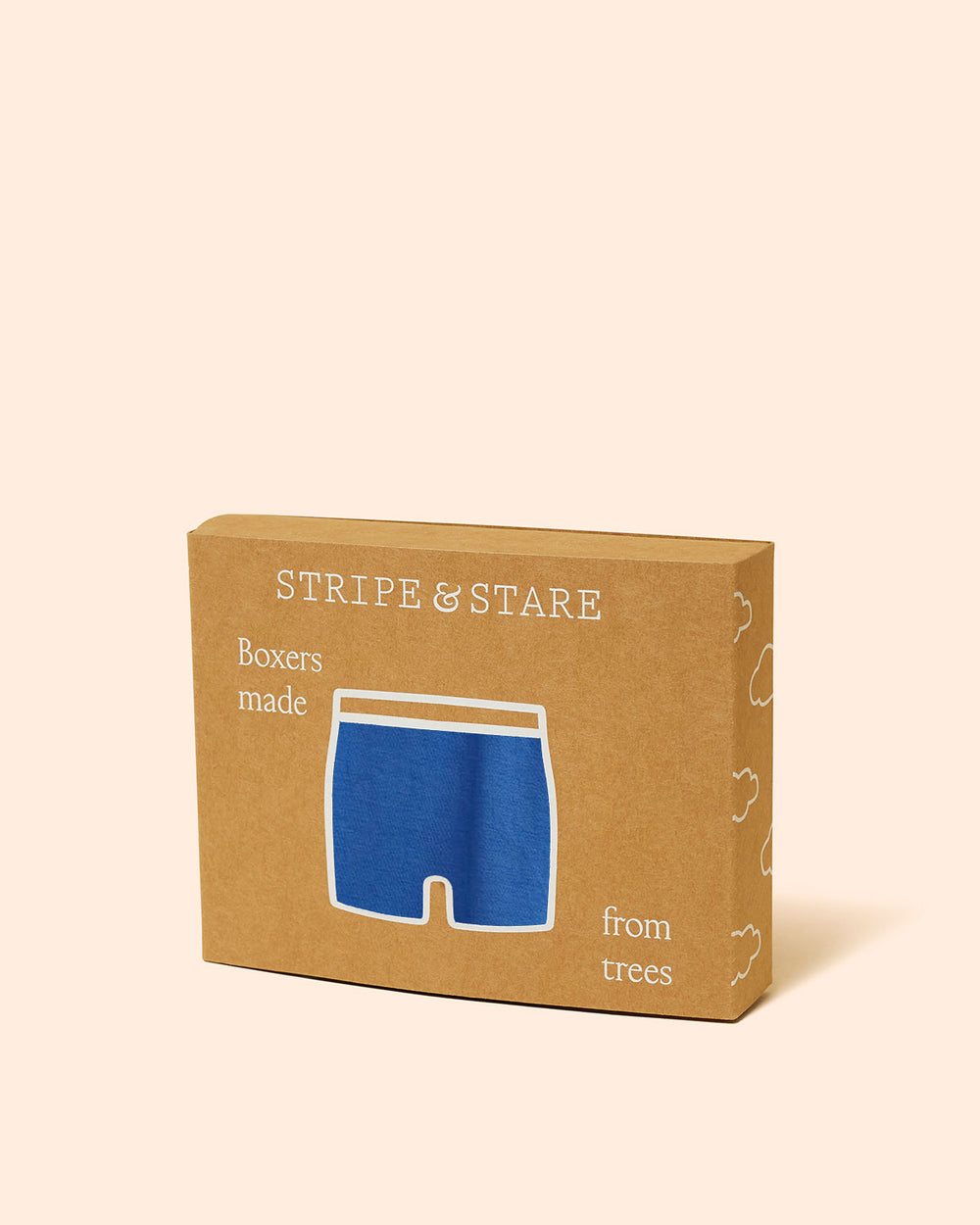 Unisex Boxer - Sapphire & Raspberry Stripe & Stare