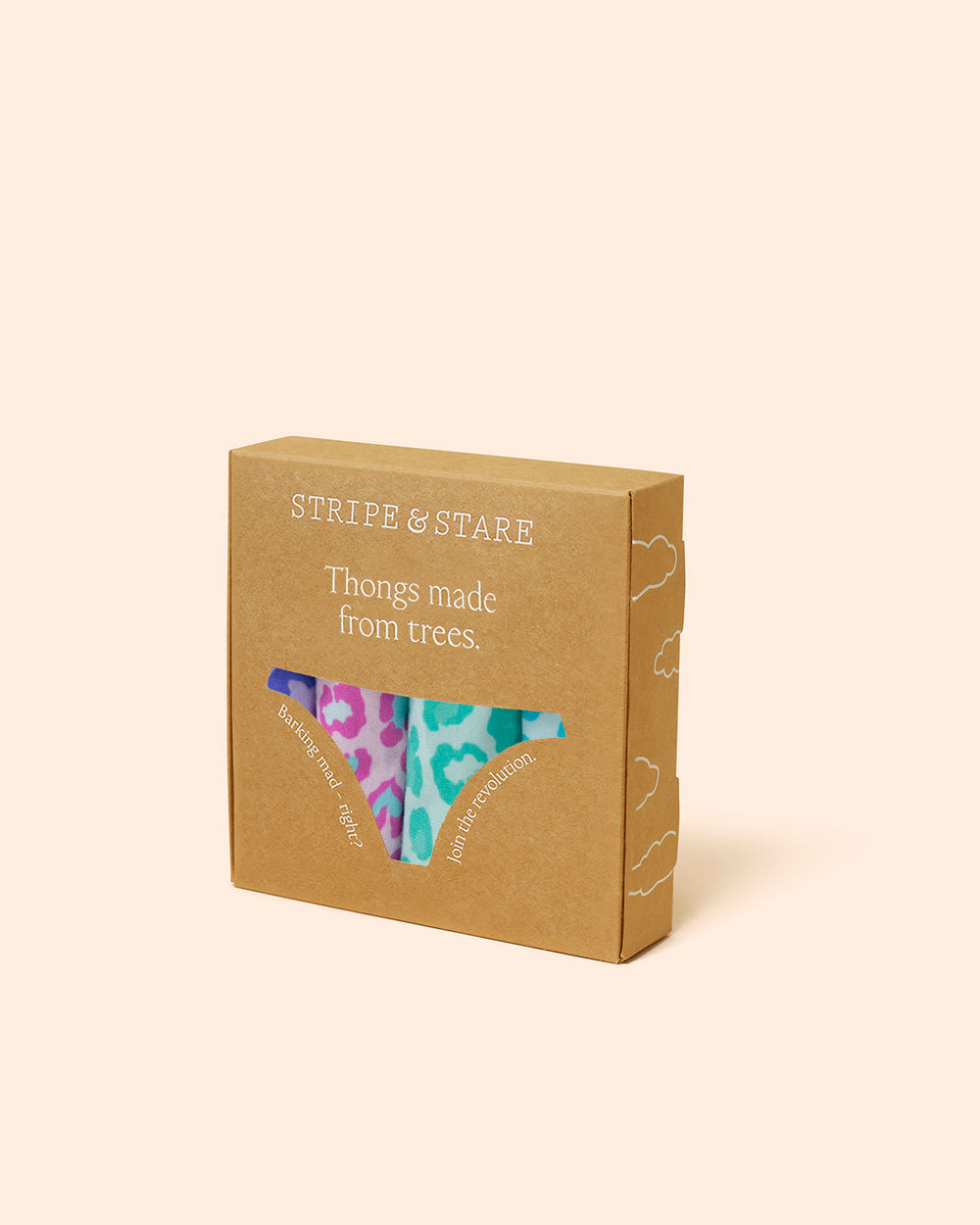 Thong Four Pack - Ultimate Leopard Stripe & Stare