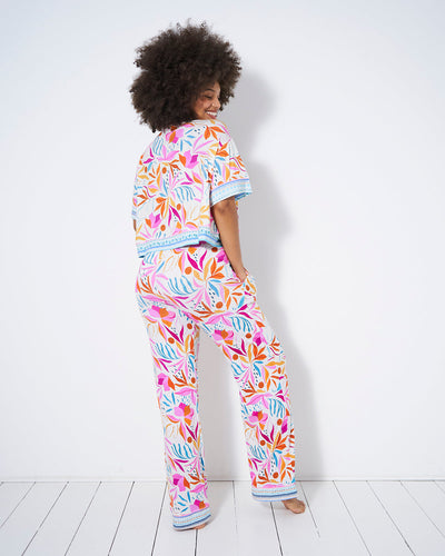 Relaxed Pyjama Set - Desert Bloc Stripe & Stare