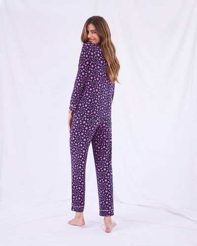 Long Pyjama Set - Spiral Stars Stripe & Stare