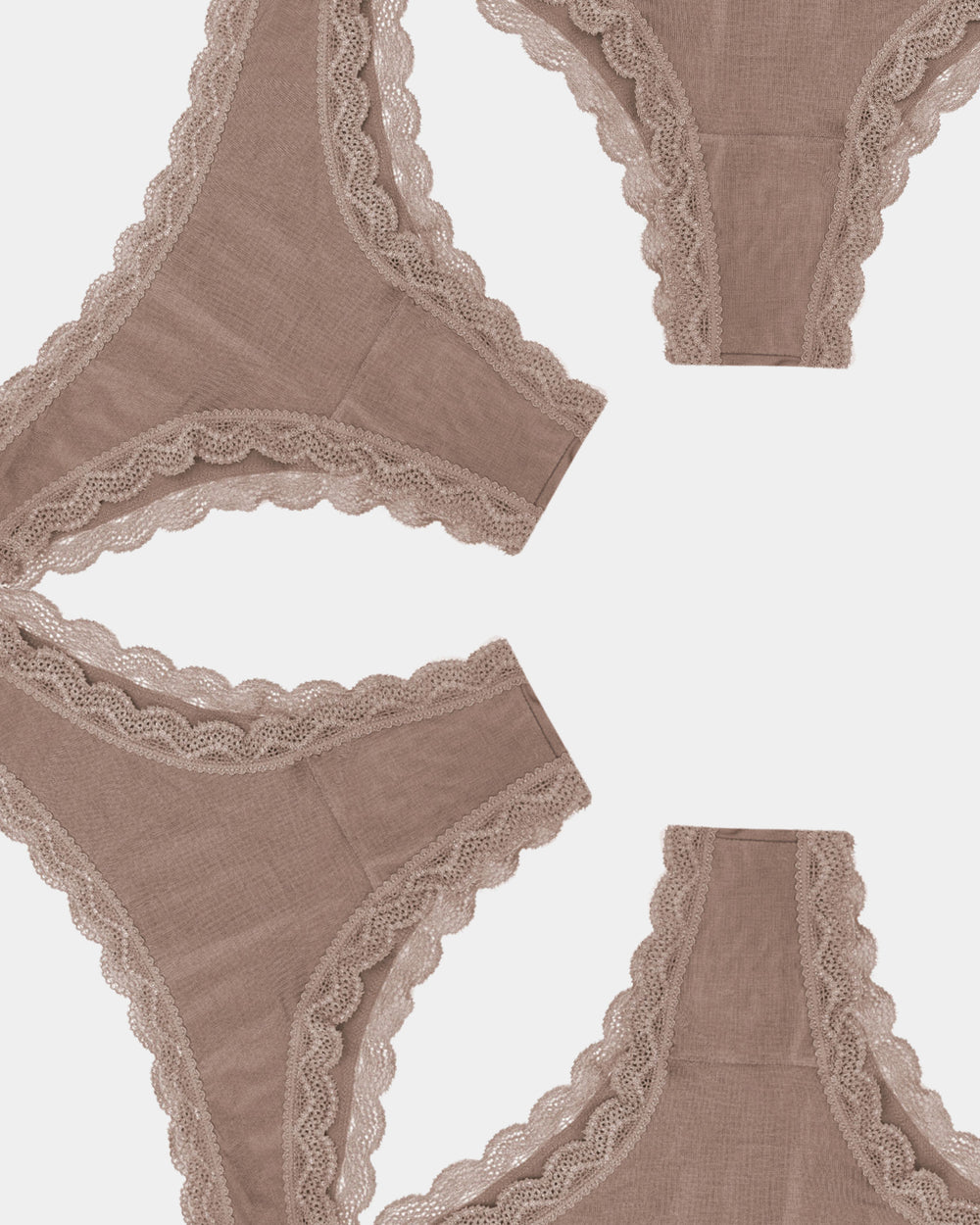 Brazilian Knicker Four Pack - Taupe  Sustainable TENCEL™ Underwear –  Stripe & Stare
