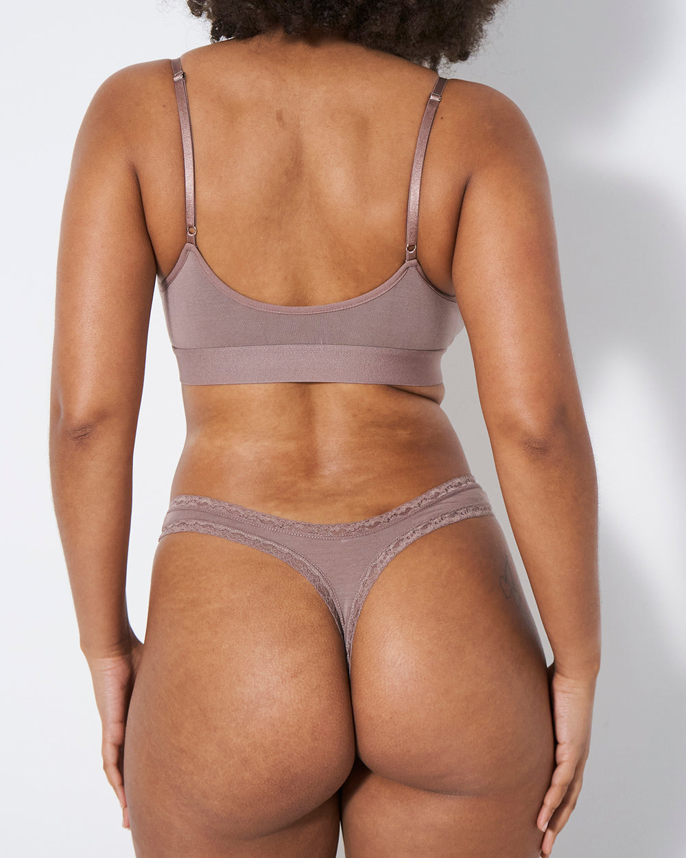 Thong - Taupe Stripe & Stare®